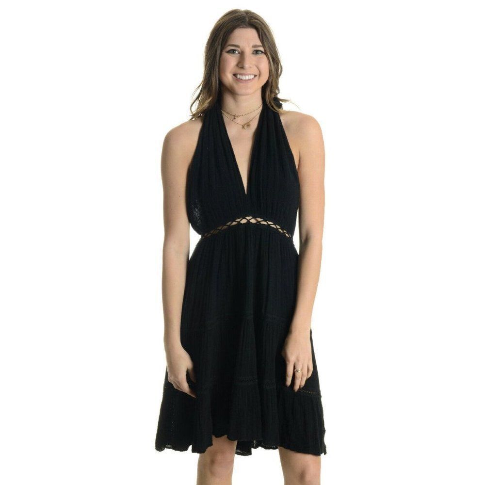 Jen's Pirate Booty Arden Halter Keyhole Neck Dress